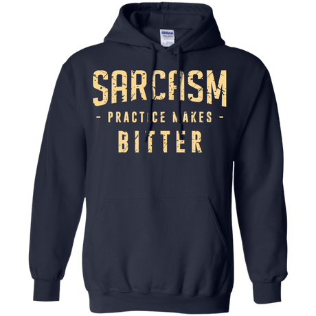 Sweatshirts Navy / Small PRACTICE MAKES BITTER Pullover Hoodie