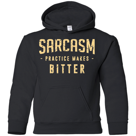 Sweatshirts Black / YS PRACTICE MAKES BITTER Youth Hoodie