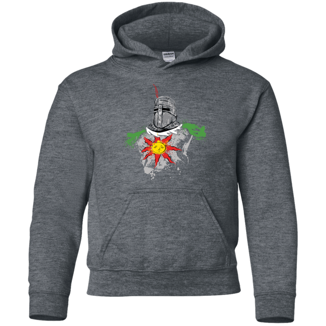 Sweatshirts Dark Heather / YS Praise the sun Youth Hoodie