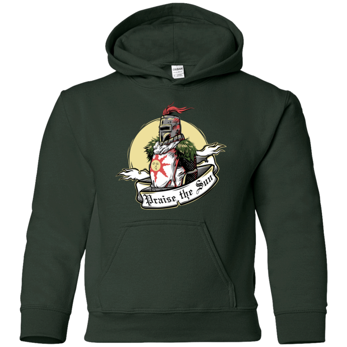 Sweatshirts Forest Green / YS Praise the Sun Youth Hoodie