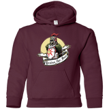 Sweatshirts Maroon / YS Praise the Sun Youth Hoodie