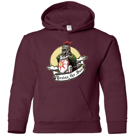 Sweatshirts Maroon / YS Praise the Sun Youth Hoodie