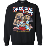 Sweatshirts Black / Small Precious Loops Crewneck Sweatshirt