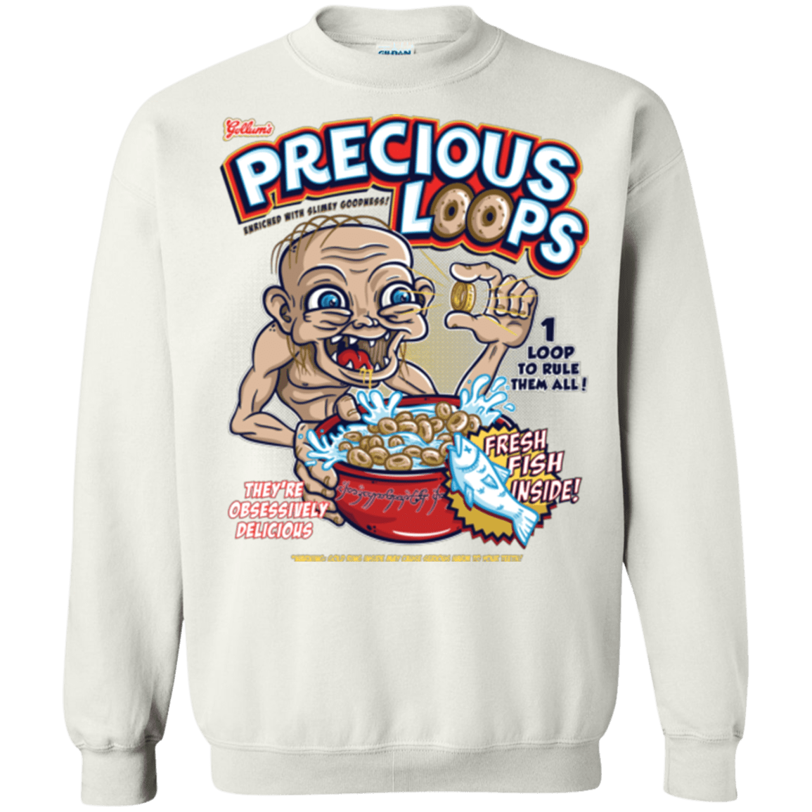 Sweatshirts White / Small Precious Loops Crewneck Sweatshirt