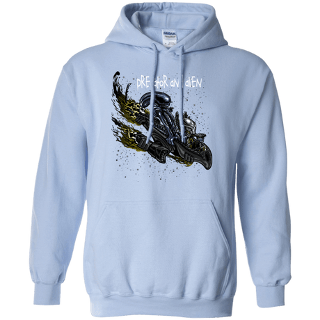 Sweatshirts Light Blue / Small Predator and Alien Pullover Hoodie