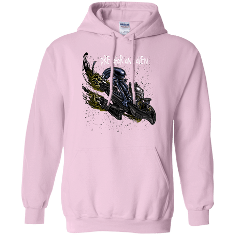 Sweatshirts Light Pink / Small Predator and Alien Pullover Hoodie