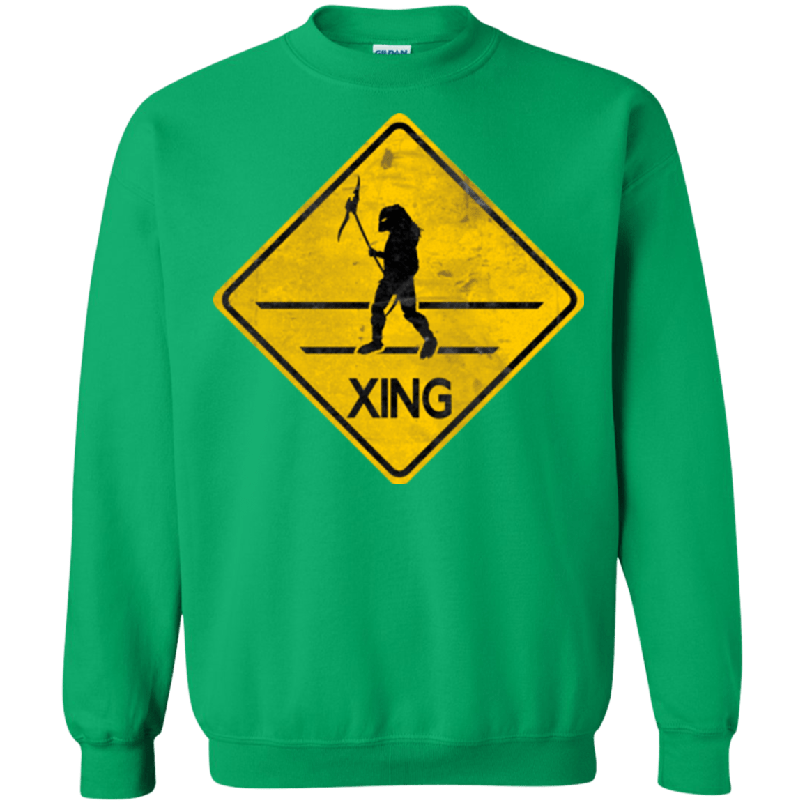 Sweatshirts Irish Green / Small Predator Crossing Crewneck Sweatshirt
