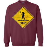 Sweatshirts Maroon / Small Predator Crossing Crewneck Sweatshirt