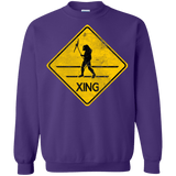 Sweatshirts Purple / Small Predator Crossing Crewneck Sweatshirt