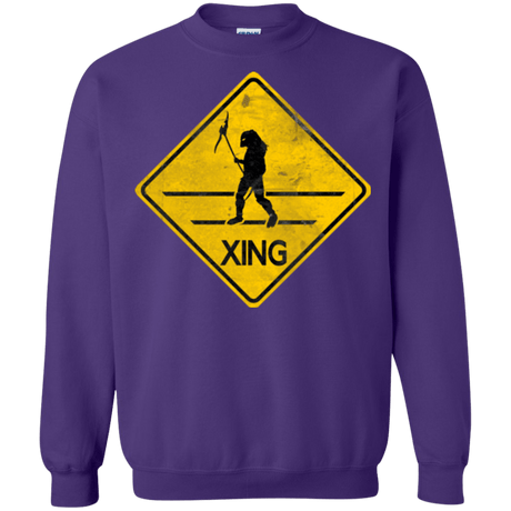 Sweatshirts Purple / Small Predator Crossing Crewneck Sweatshirt
