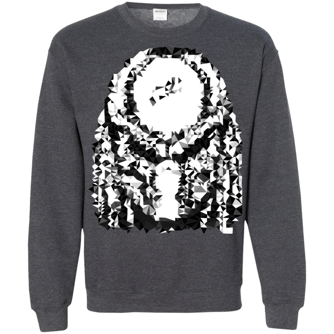 Sweatshirts Dark Heather / S Predator Pixel Crewneck Sweatshirt