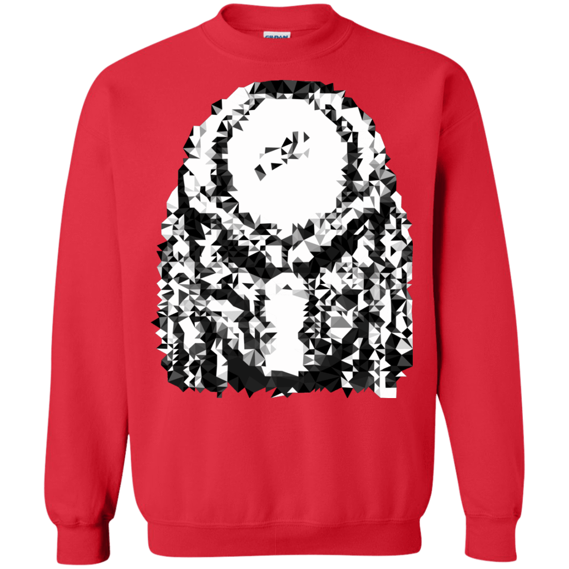 Sweatshirts Red / S Predator Pixel Crewneck Sweatshirt