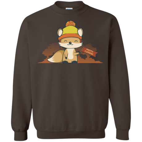 Sweatshirts Dark Chocolate / Small Pretty Cunning Crewneck Sweatshirt