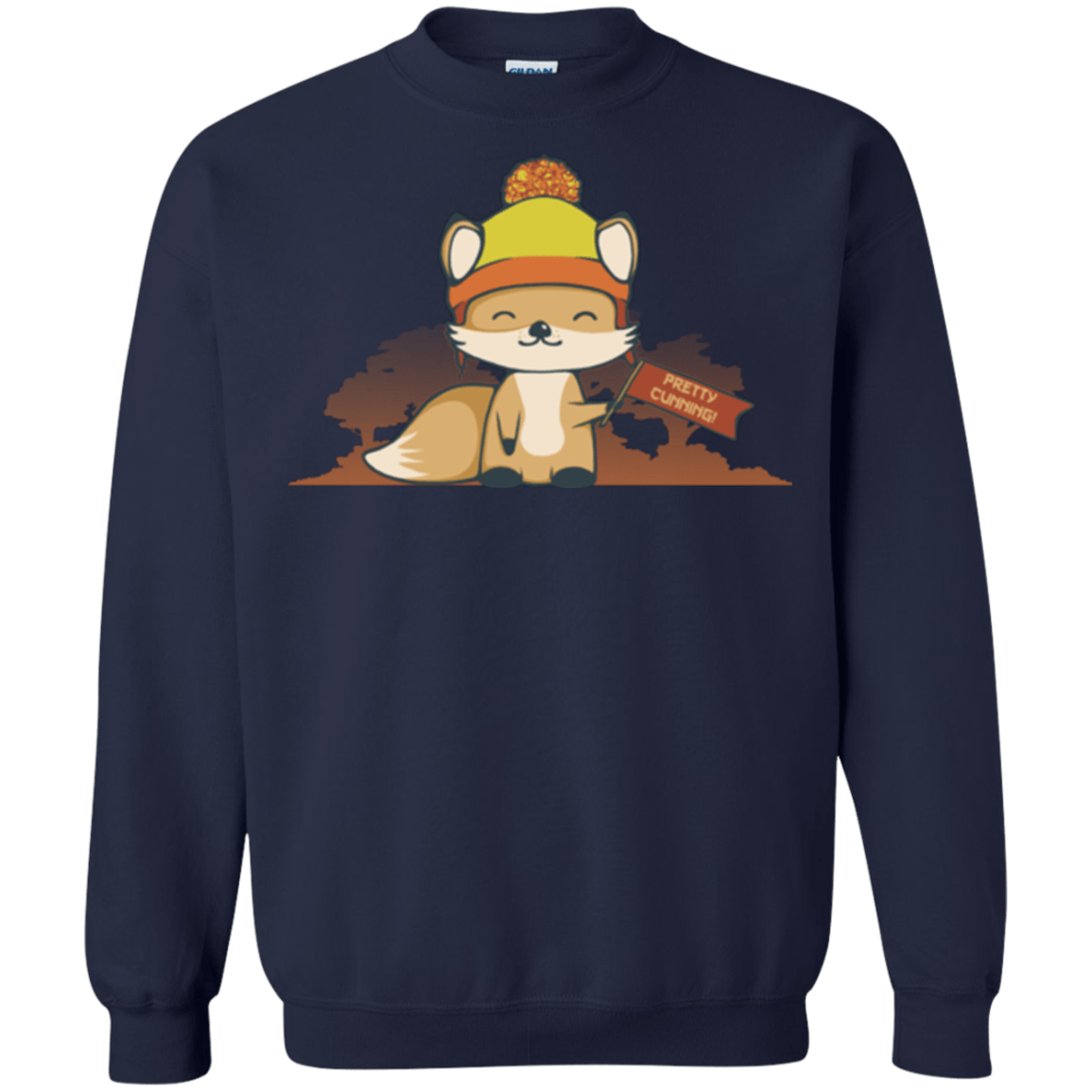 Sweatshirts Navy / Small Pretty Cunning Crewneck Sweatshirt