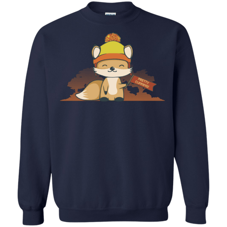 Sweatshirts Navy / Small Pretty Cunning Crewneck Sweatshirt