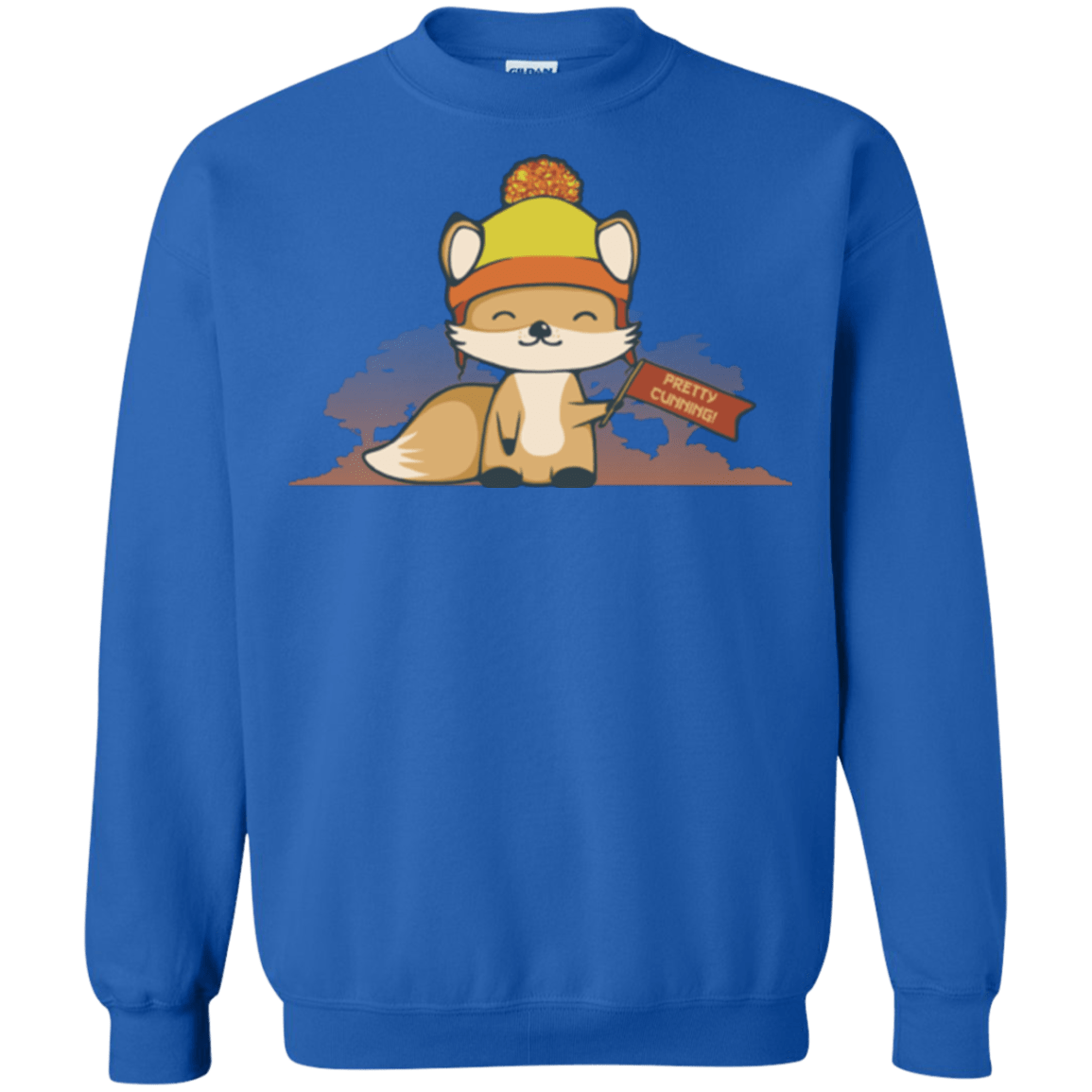 Sweatshirts Royal / Small Pretty Cunning Crewneck Sweatshirt