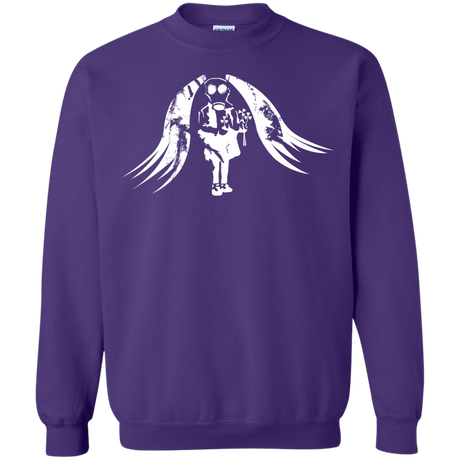 Sweatshirts Purple / S Pretty Mask Crewneck Sweatshirt