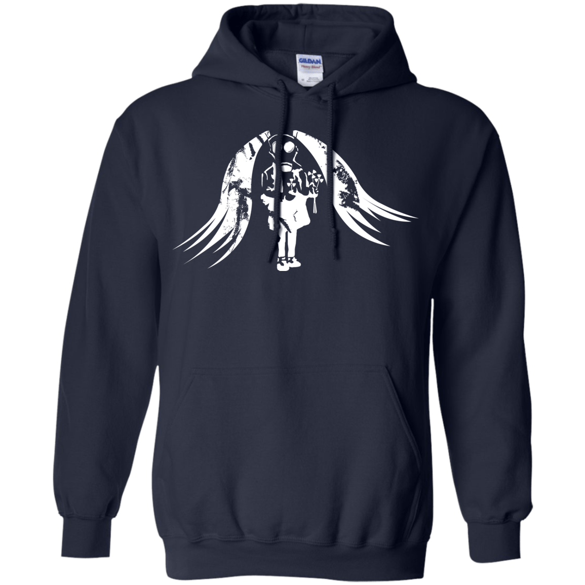 Sweatshirts Navy / S Pretty Mask Pullover Hoodie