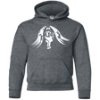 Sweatshirts Dark Heather / YS Pretty Mask Youth Hoodie