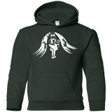 Sweatshirts Forest Green / YS Pretty Mask Youth Hoodie