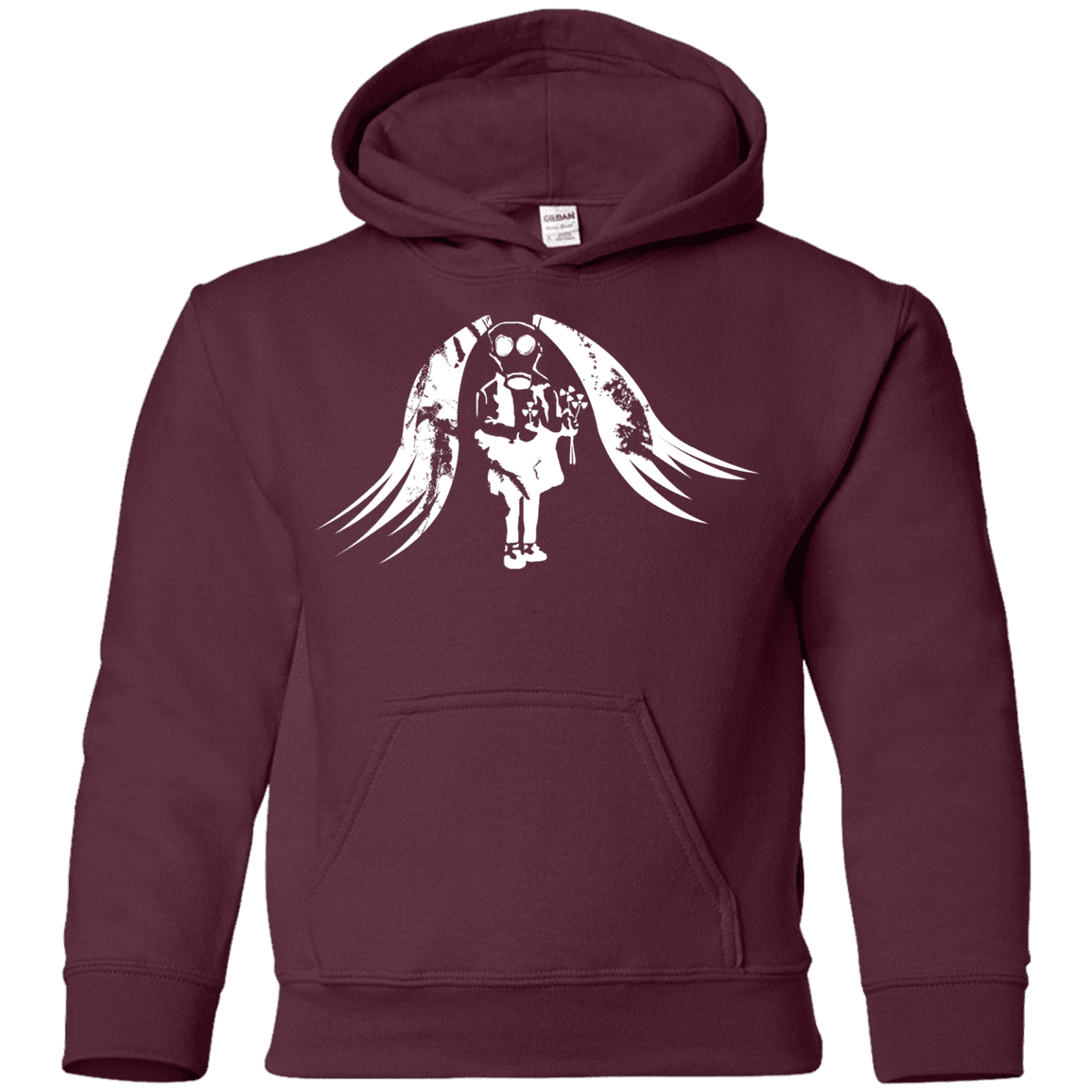Sweatshirts Maroon / YS Pretty Mask Youth Hoodie
