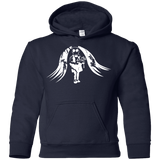 Sweatshirts Navy / YS Pretty Mask Youth Hoodie