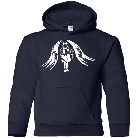 Sweatshirts Navy / YS Pretty Mask Youth Hoodie
