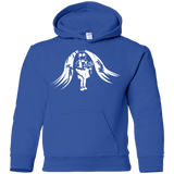 Sweatshirts Royal / YS Pretty Mask Youth Hoodie