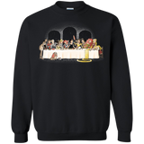 Sweatshirts Black / S Princess Dinner (2) Crewneck Sweatshirt