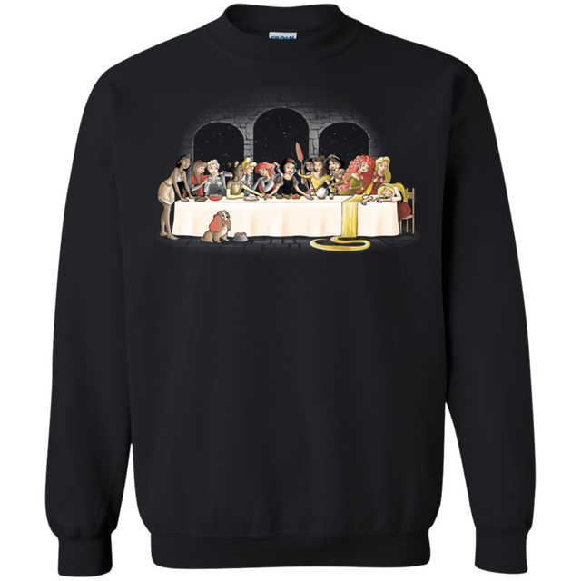 Sweatshirts Black / S Princess Dinner (2) Crewneck Sweatshirt