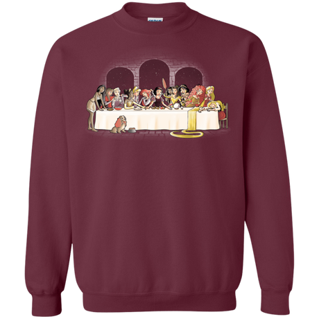 Sweatshirts Maroon / S Princess Dinner (2) Crewneck Sweatshirt