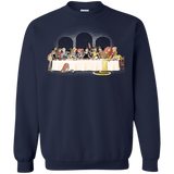 Sweatshirts Navy / S Princess Dinner (2) Crewneck Sweatshirt