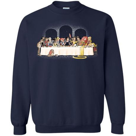 Sweatshirts Navy / S Princess Dinner (2) Crewneck Sweatshirt