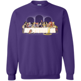 Sweatshirts Purple / S Princess Dinner (2) Crewneck Sweatshirt