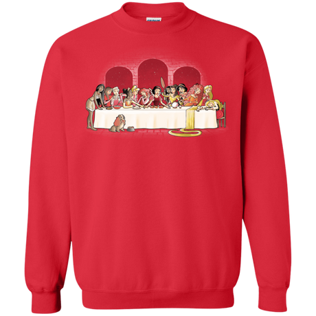 Sweatshirts Red / S Princess Dinner (2) Crewneck Sweatshirt