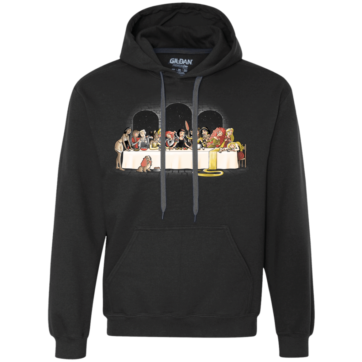 Sweatshirts Black / S Princess Dinner (2) Premium Fleece Hoodie