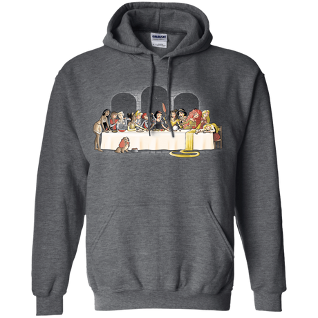 Sweatshirts Dark Heather / S Princess Dinner (2) Pullover Hoodie