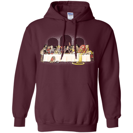 Sweatshirts Maroon / S Princess Dinner (2) Pullover Hoodie