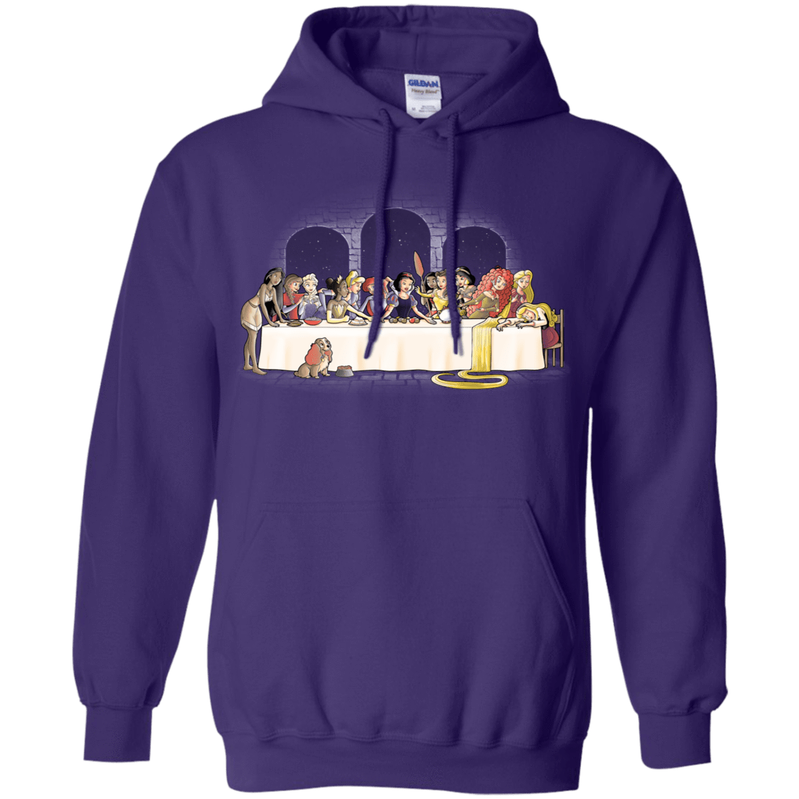 Sweatshirts Purple / S Princess Dinner (2) Pullover Hoodie