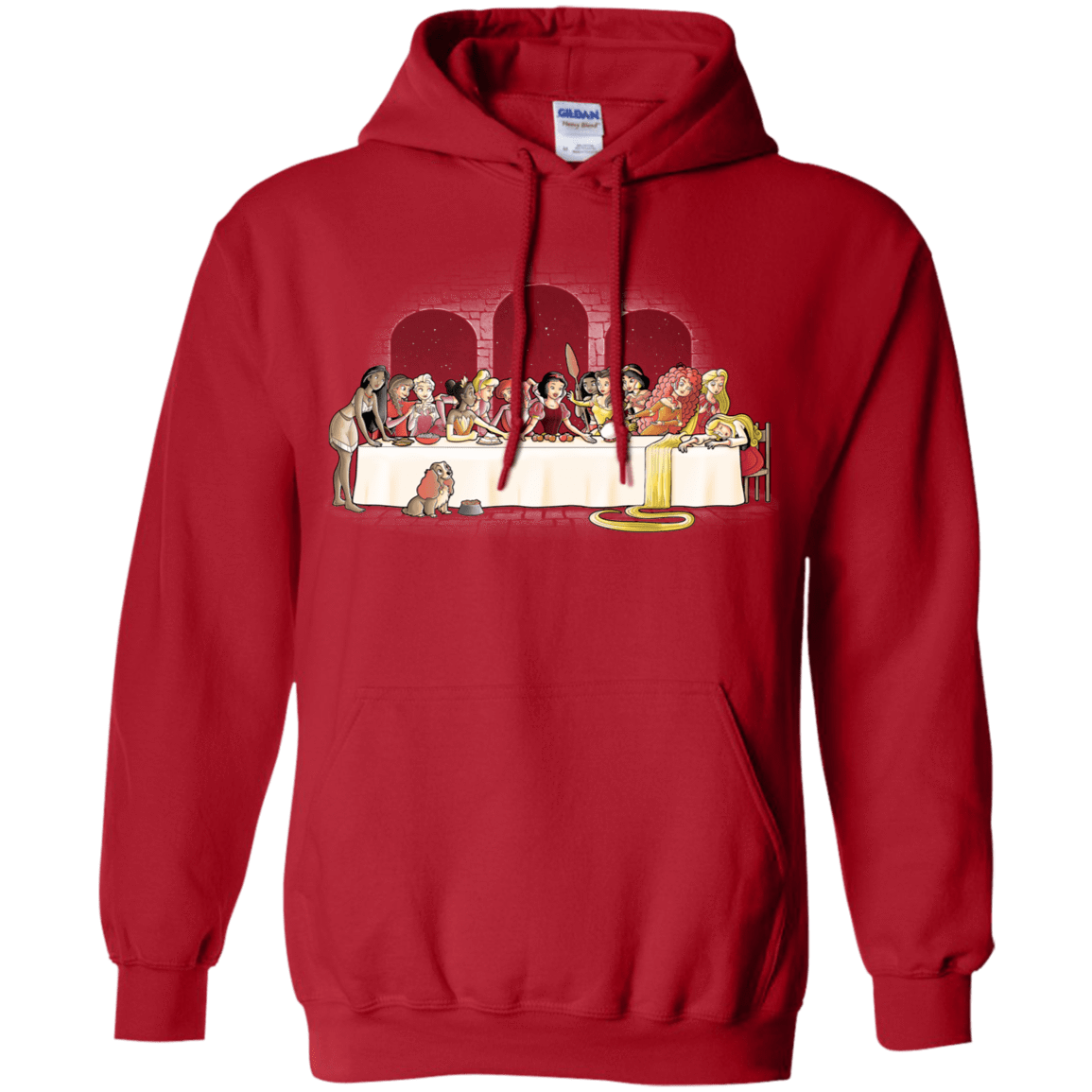 Sweatshirts Red / S Princess Dinner (2) Pullover Hoodie