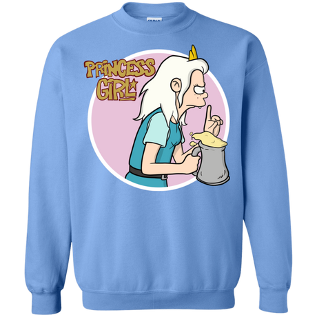 Sweatshirts Carolina Blue / S Princess Girl Crewneck Sweatshirt