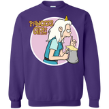 Sweatshirts Purple / S Princess Girl Crewneck Sweatshirt