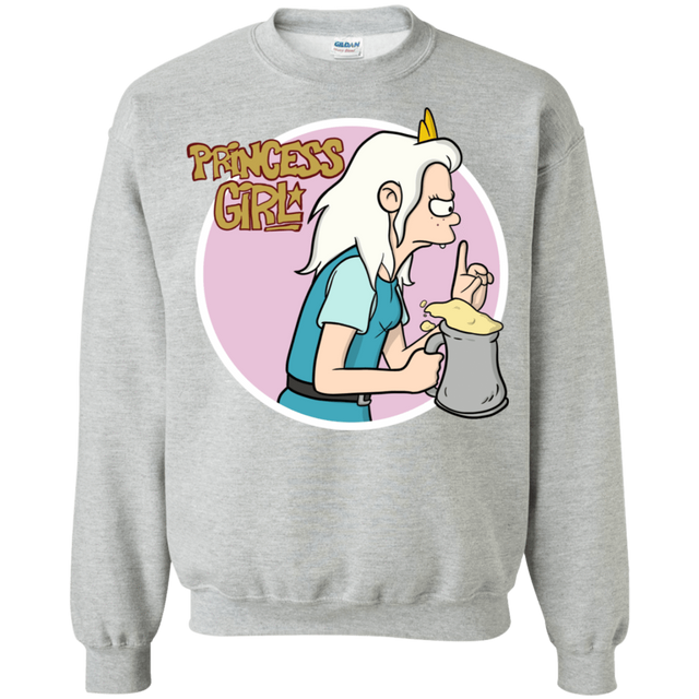 Sweatshirts Sport Grey / S Princess Girl Crewneck Sweatshirt