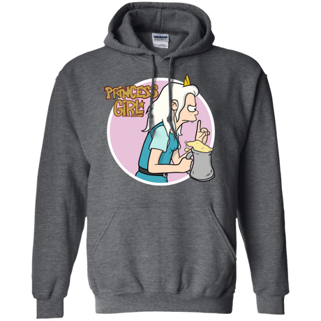 Sweatshirts Dark Heather / S Princess Girl Pullover Hoodie