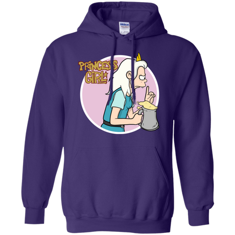 Sweatshirts Purple / S Princess Girl Pullover Hoodie