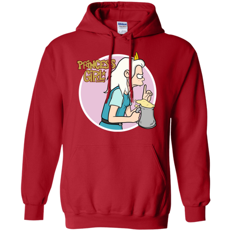 Sweatshirts Red / S Princess Girl Pullover Hoodie