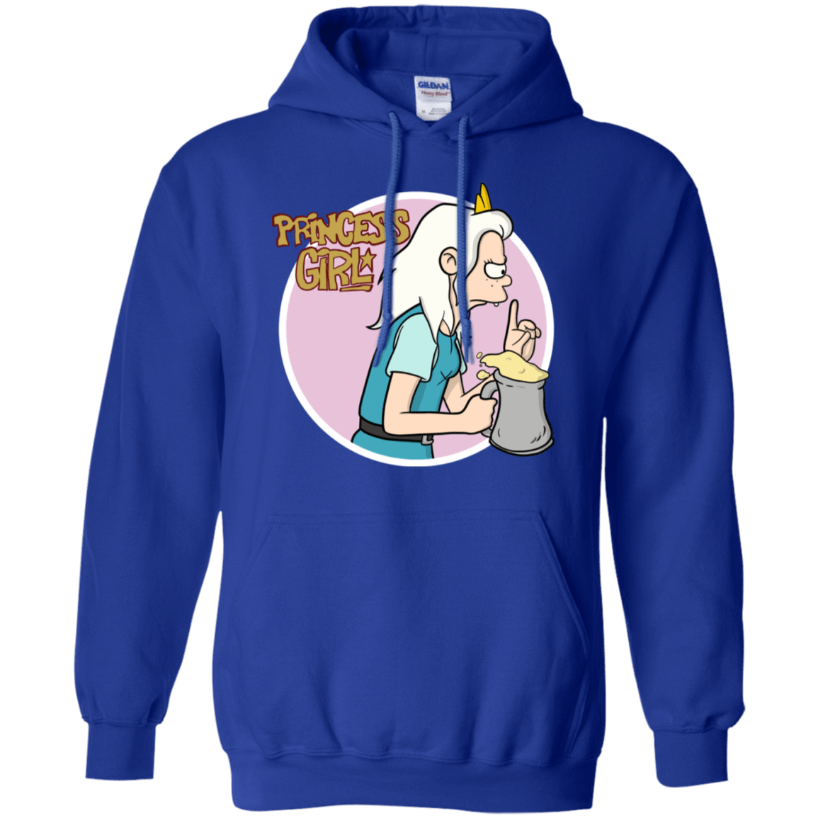 Sweatshirts Royal / S Princess Girl Pullover Hoodie