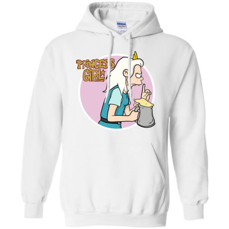 Sweatshirts White / S Princess Girl Pullover Hoodie