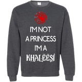 Sweatshirts Dark Heather / Small Princess Khaleesi Crewneck Sweatshirt