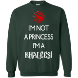 Sweatshirts Forest Green / Small Princess Khaleesi Crewneck Sweatshirt